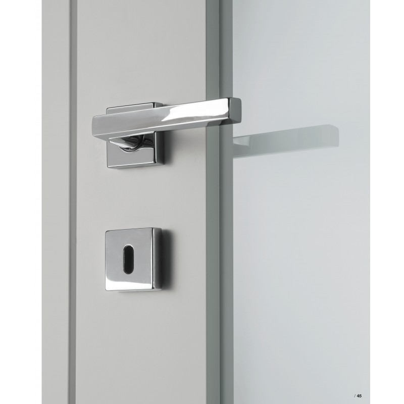 Porte interne laccata liscia battente Gemini Liberty vetro passante -  Civico14 - Porte interne e sicurezza casa